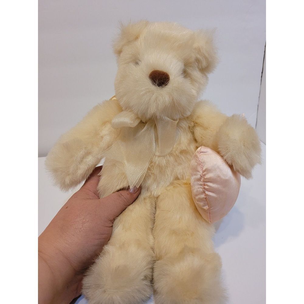 Set of 4 bears, 3 Angel bears, 1 bear with plant